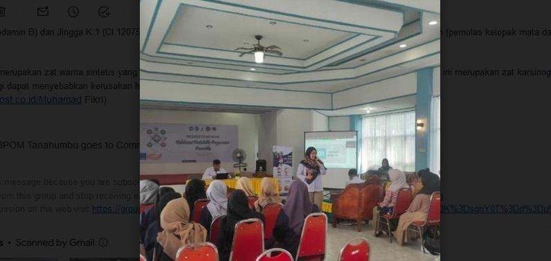 BPOM Tanah Bumbu Goes to Community, Berikan Tips Memilih Kosmetik Aman