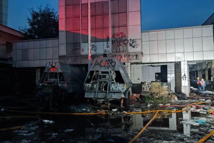 Update Demo Hari ini: Markas Gegana di Jakarta Pusat Terbakar, Patroli Skala Besar Digelar