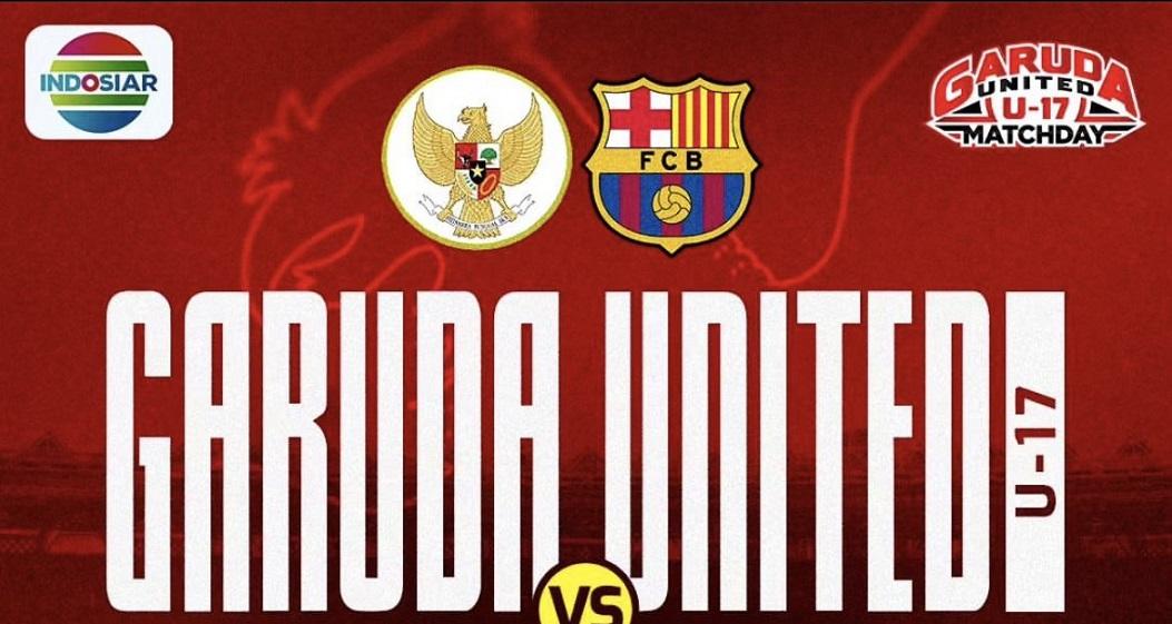LINK TV Indosiar! Cara Nonton Live Streaming Timnas U17 vs Barcelona Kick Off 18.30 WIB