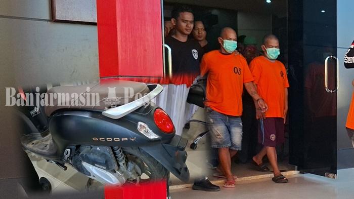 Nekat Curi Sepeda Motor Untuk Miras, Dua Lelaki di Kotabaru Diringkus Polisi 