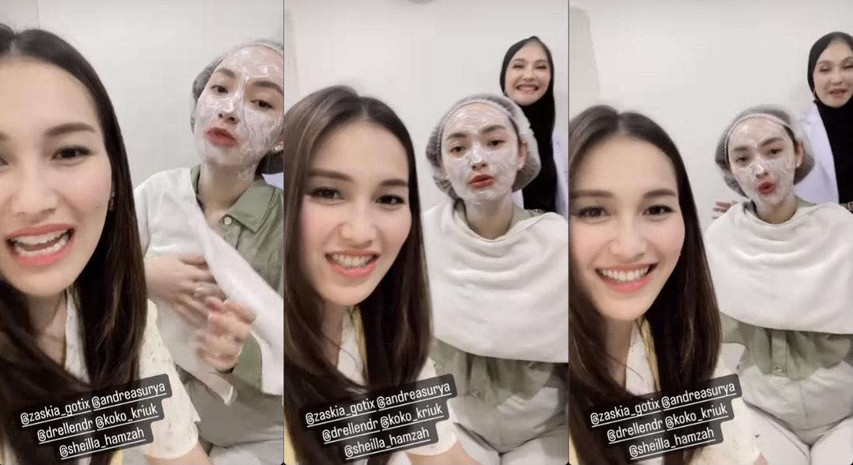 Kesamaan Ayu Ting Ting dan Zaskia Gotik di Balik Panggung, Kompak ke Lokasi Langganan