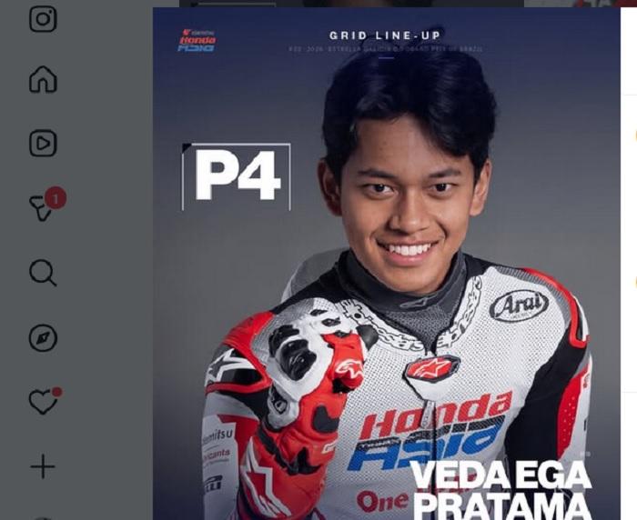 Jam Race Moto3 Malam Ini di Jadwal MotoGP Brasil 2026, Veda Ega Live SPOTV dan Balapan Siaran Trans7