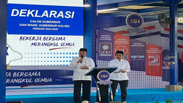 Deklarasi Maju Pilgub Kalsel 2024, Muhidin Akui Sempat Ragu dengan Hasnuryadi