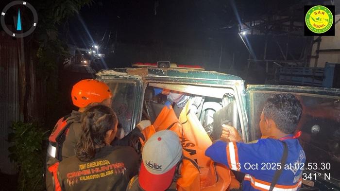 Sehari Hilang, Buruh Harian Ditemukan 300 Meter dari Lokasi Awal Tenggelam di Sungai Martapura