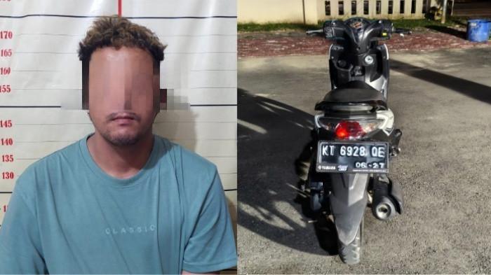 Dipantau Polisi Cukup Lama, Pencuri Motor di Api-Api Bontang Kaltim Ini Ditangkap Polisi  
