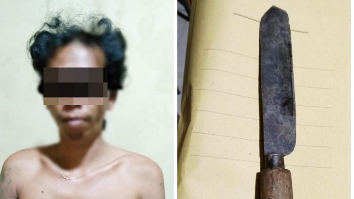 Penjaga Malam Tusuk Juru Parkir di Pasar Sentra Antasari Kota Banjarmasin