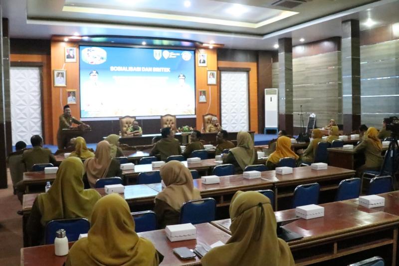 Wabup Tabalong Habib Taufan Ingatkan Para Camat Soal Pelaporan Data Stunting 