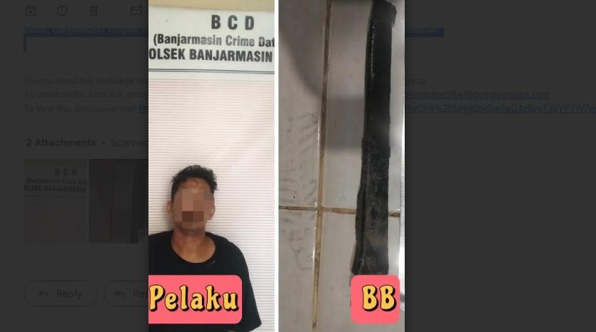 Tersangka Penganiayaan di Simpang Bali Ditangkap, Penusukan Dipicu Ejekan Saat Nobar Piala Dunia - Banjarmasinpost.co.id