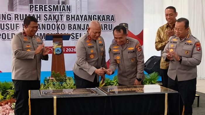 Kapolda Kalsel Resmikan RS Bhayangkara dr Yusuf Wibandoko di Banjarbaru, Dekatkan Layanan Kesehatan - Banjarmasinpost.co.id