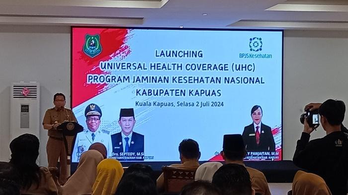 Universal Health Coverage Diluncurkan, Kepesertaan Program JKN KIS Warga Kapuas Capai 100 Persen