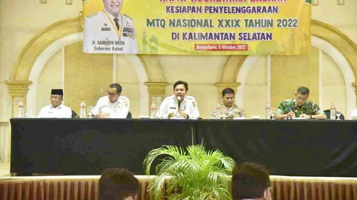 Persiapan MTQ Dimantapkan, Website Resmi mtq29.kalselprov.go.id Dilaunching