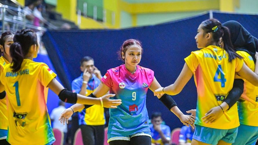 Sapu Bersih, Voli Putri Banjarbaru Berada di Puncak Sementara Klasemen di Kejurnas Voli U-18 2026