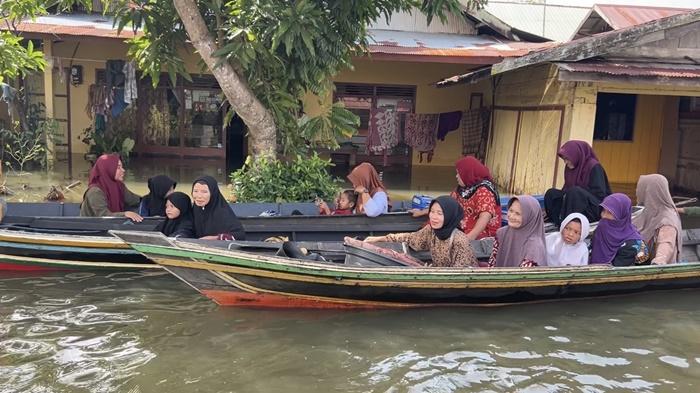 Kecewa Gagal Bertemu Wapres Gibran, Warga Terdampak Banjir Sungai Tabuk Banjar Ingin Sampaikan Ini