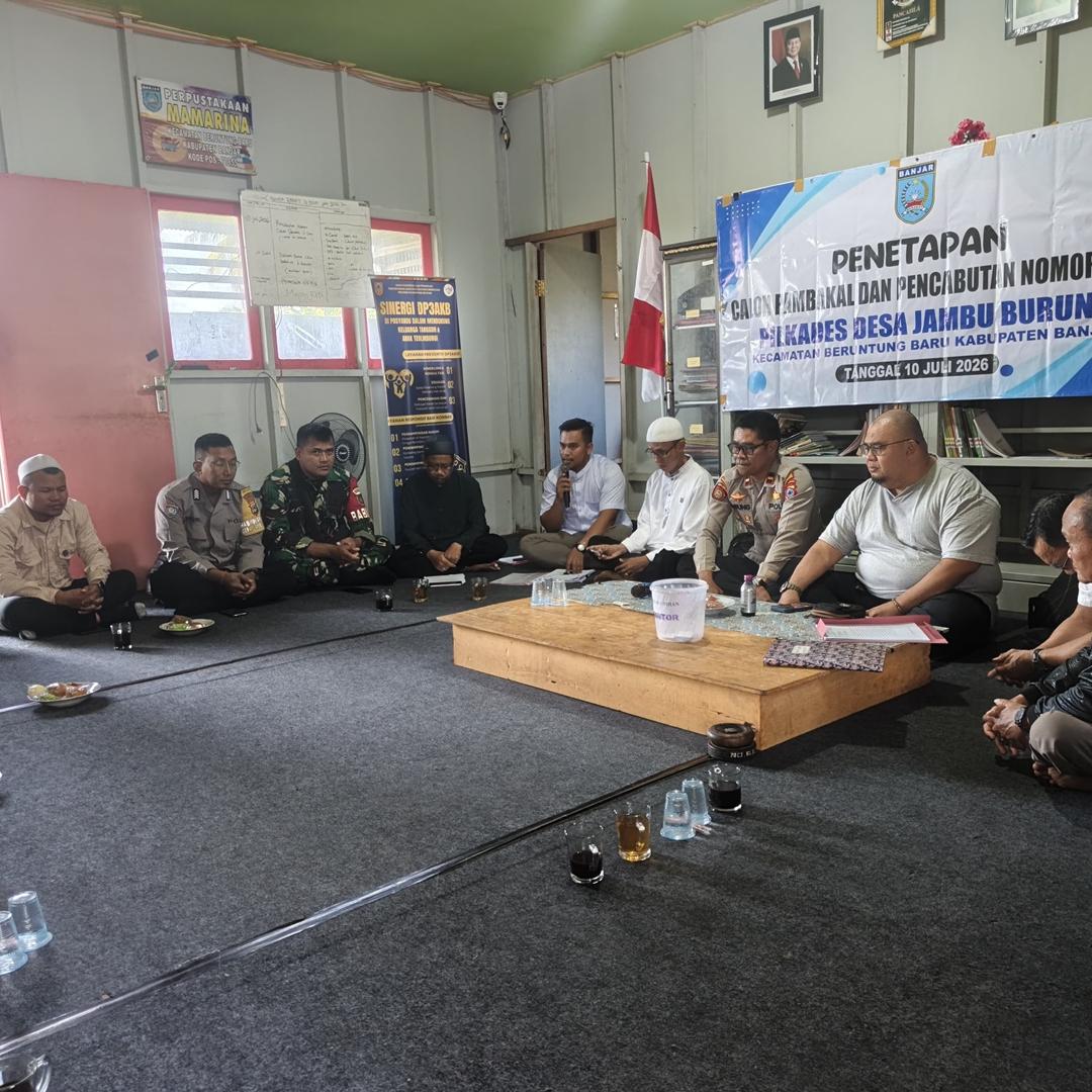 Empat Calon Kepala Desa Desa Jambu Burung Resmi Kantongi Nomor Urut - Banjarmasinpost.co.id