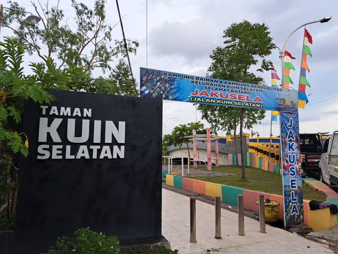 Wisata Banjarmasin - Taman Kuin Selatan, Tempat Pelaku UMKM Jajakan Produk Tiap Minggu Pagi