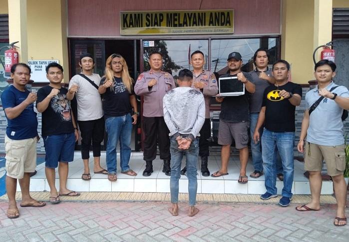 PMI Tapin Apresiasi Tim Kepolisian yang Berhasil Amankan Tersangka Pencurian