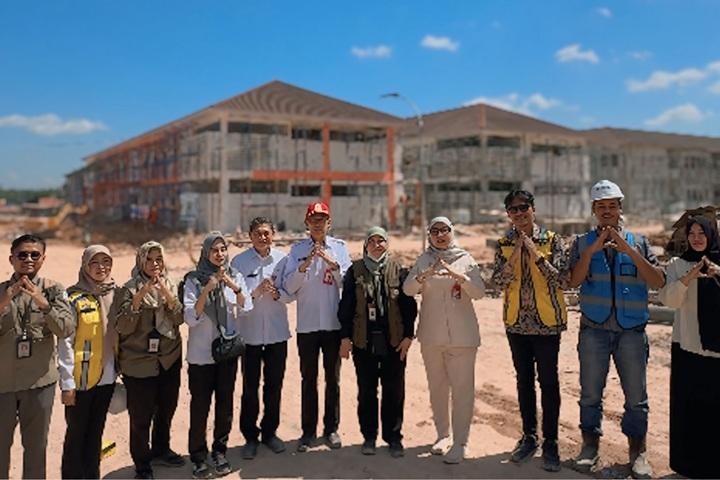 Wali Kota Lisa Halaby Tinjau Progres Pembangunn Gedung Permanen Sekolah Rakyat di Banjarbaru - Banjarmasinpost.co.id