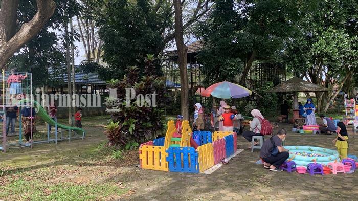 Wisata Banjarmasin - Kebun Binatang Mini Jahri Saleh Dilengkapi dengan Wahana Bermain Anak