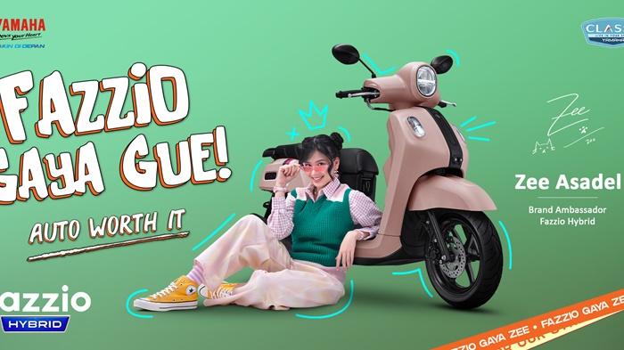 Terbukti Jadi Skutiknya Anak Muda, Zee Pilih Fazzio Hybrid Sebagai Motor Primadonanya