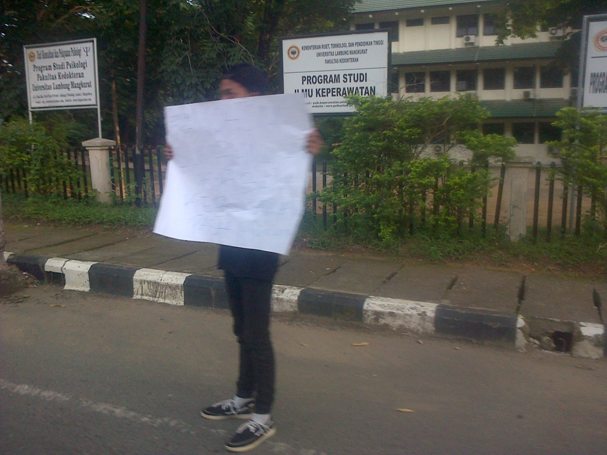 Palingkau Kapuas Kebakaran, Mahasiswa Unlam Banjarbaru Turun ke Jalan