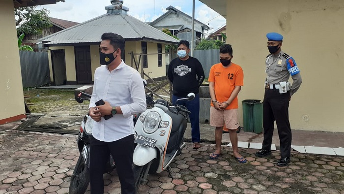 Dipergoki Korban Saat Beraksi, Pencuri Motor di Jalan Veteran Banjarmasin Berhasil Dibekuk Warga