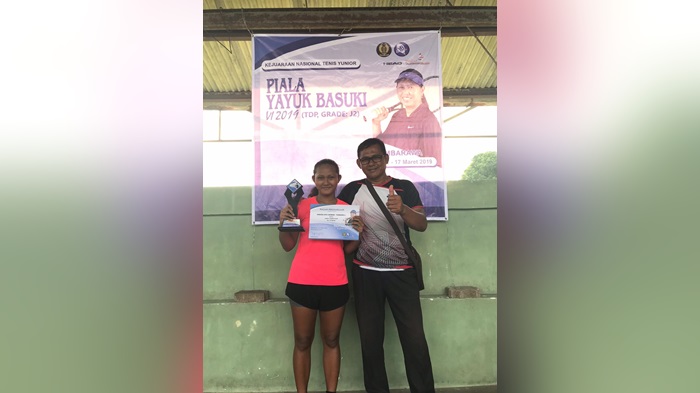 Kalselpedia - SMK Muhammadiyah 3 Banjarmasin, Siswi Annisa Juara Tenis Junior Tingkat Nasional