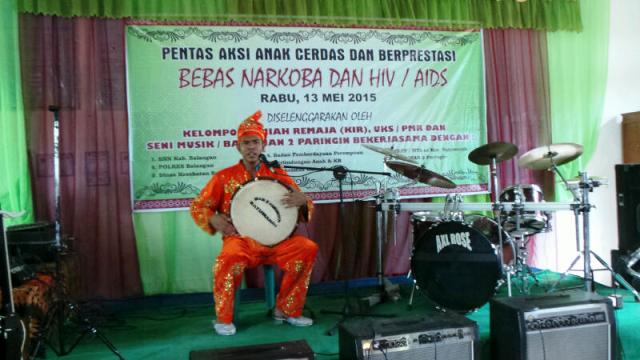 Melalui Pentas Seni, Pelajar Sampaikan Pesan Antinarkoba