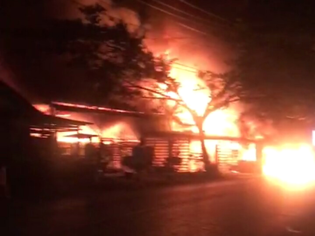 Kebakaran Kalsel, Warga Geger Api Mengamuk di Sungaitaib Kotabaru