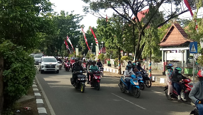 Arus Balik Jemaah Haul Guru Sekumpul Masih Berlangsung, Lalu Lintas Arah Hulusungai Ramai Lancar