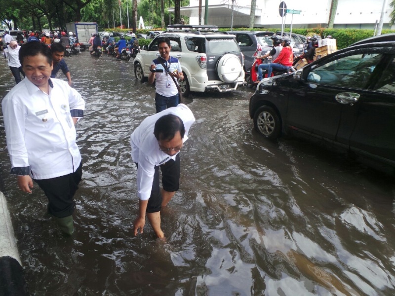 Bibit Ikan Hias dari Kolam Pun Hanyut