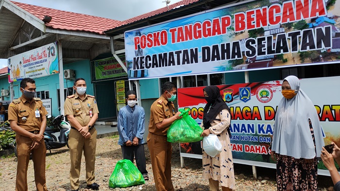Pemkab HSS Salurkan Bantuan Menteri Pertanian untuk Korban Banjir di Daha Utara dan Daha Selatan