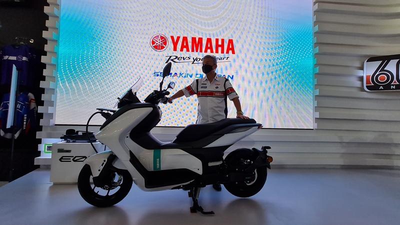 Gelora Semangat Juara dan Inovasi Teknologi Warnai Keberadaan Booth Yamaha di Ajang IIMS 2022