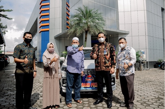 Panen Hadiah Simpedes BRI KC Kandangan Semester I Tahun 2021