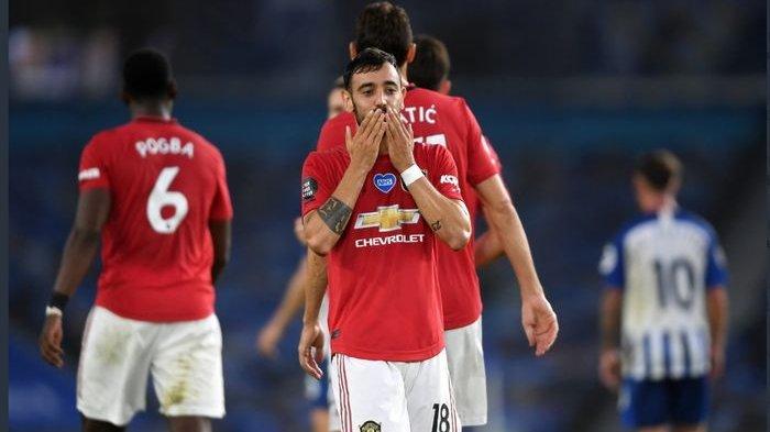 SUSUNAN Pemain Brighton vs Man United Liga Inggris, Menanti Sentuhan Magis Bruno Fernandes