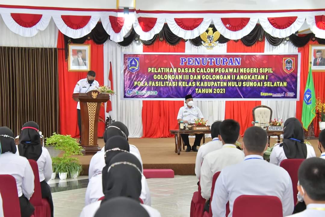 Bupati HSS H Achmad Fikry Minta CPNS Implementasikan Hasil Latsar