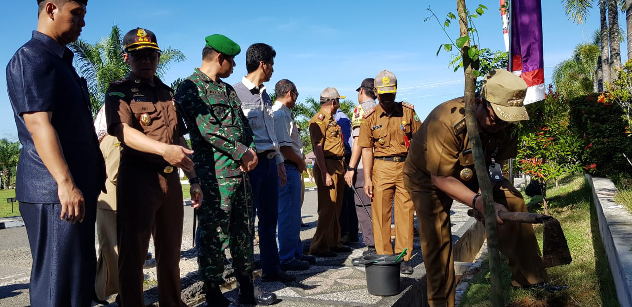 Lakukan Penanaman Pohon Saat Peringati Hari Bumi, Bupati H Ansharuddin Sampaikan Pesan Ini