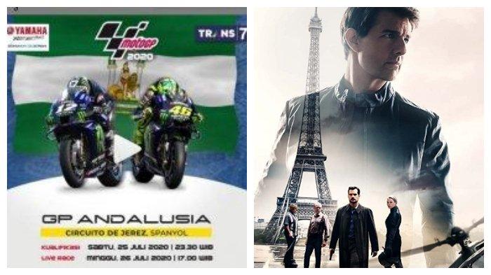 Jadwal Acara TV Minggu, 26 Juli: MotoGP Andalusia di Trans7, Mission Impposible: Fall Out di TransTV