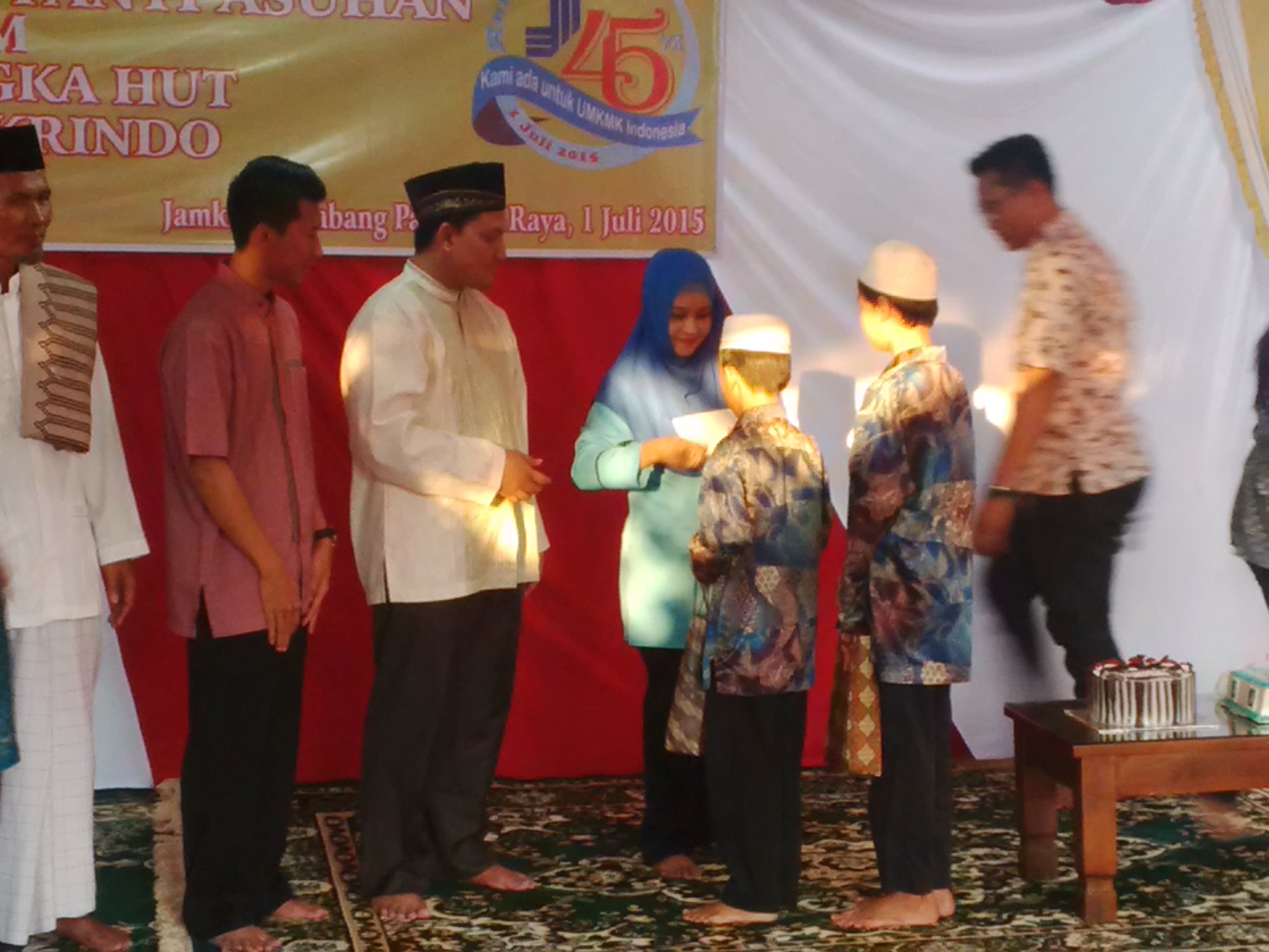 Jamkrindo Palangkaraya Rayakan HUT ke 45 Bersama Anak Panti