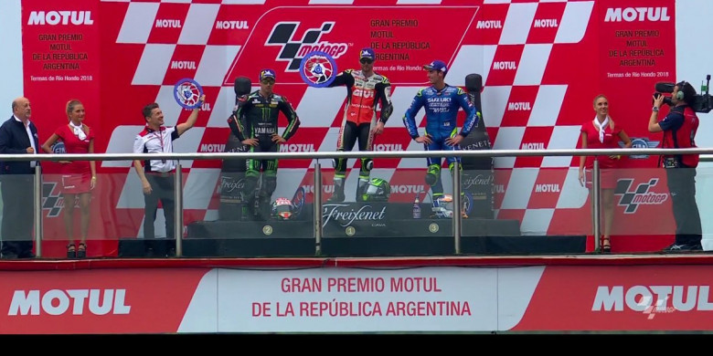 Kutukan untuk Peraih Podium di Moto GP Argentina Muncul di Circuit of the Americas