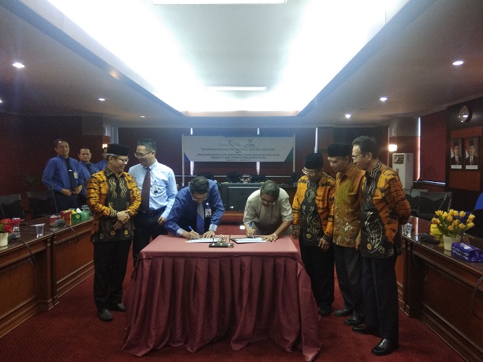 Bank Kalsel dan Baznas Kalsel Lakukan Kerjasama Unit Pengumpul Zakat (UPZ)