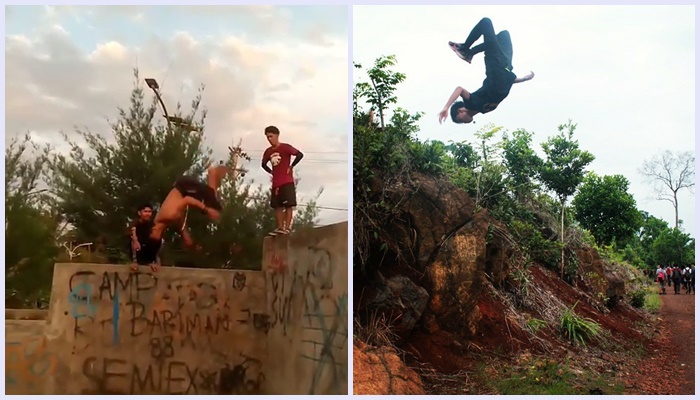 11 Tahun Berkiprah, B-Jump Projects Mencatatkan Diri di Asosiasi Parkour Indonesia