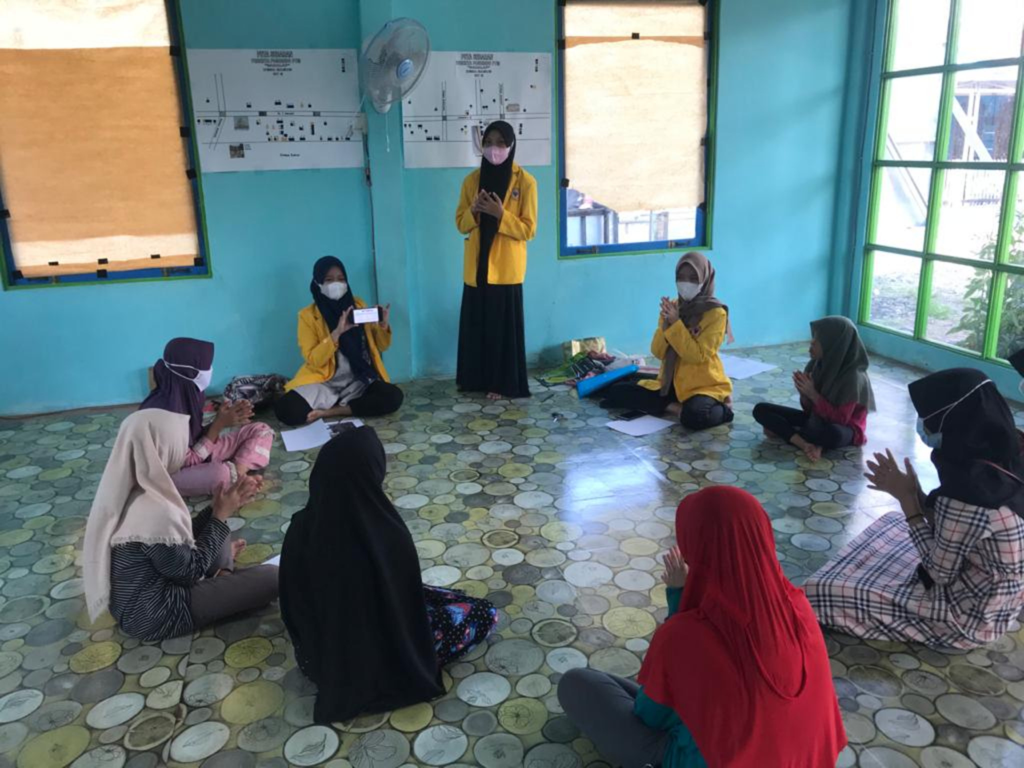 KKN Hybrid, Mahasiswa ULM Gelar Fun Class di Marabahan Batola