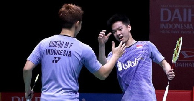 Jadwal dan Live Streaming Perempat Final All England 2018, Marcus/Kevin Lawan Pasangan China Taipei