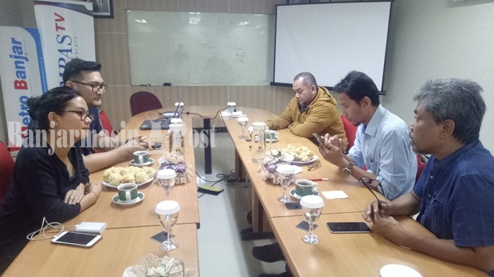 Jelang Hari Pers Nasional 2020 di Banjarmasin, Wakil Trans TV Kunjungi Kantor Banjarmasin Post