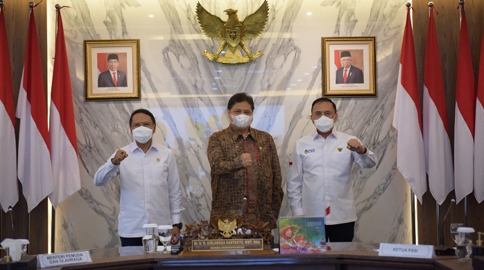 Kompetisi Liga 2 Siap Digulirkan, Menko Airlangga : Ajang Sepakbola Adalah Untuk Mengasah Prestasi