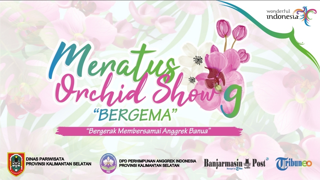 Meratus Orchid Show ke-9 Akan Tampilkan Anggrek Kalimantan dan Anggrek Langka