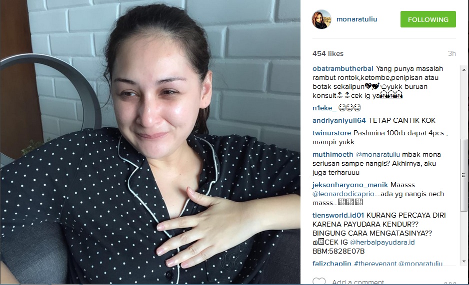 Leonardo Dicaprio Menang Oscar, Mona Ratuliu Menangis Tak Mandi Sejak Pagi