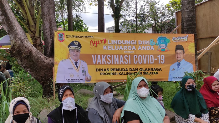 Vaksinasi Gratis di Kantor Dinkes Kalsel, Dispora Targetkan 100 Orang