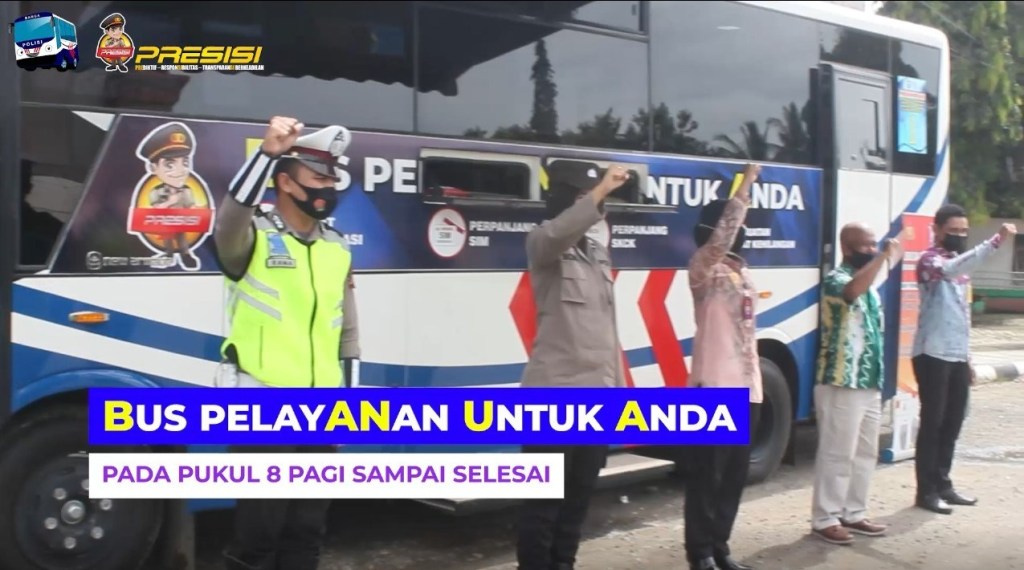 Menuju WBBM, Lantas Polres Tapin Tingkatkan Kualitas Pelayanan SIM Keliling Luncurkan Bus Banua