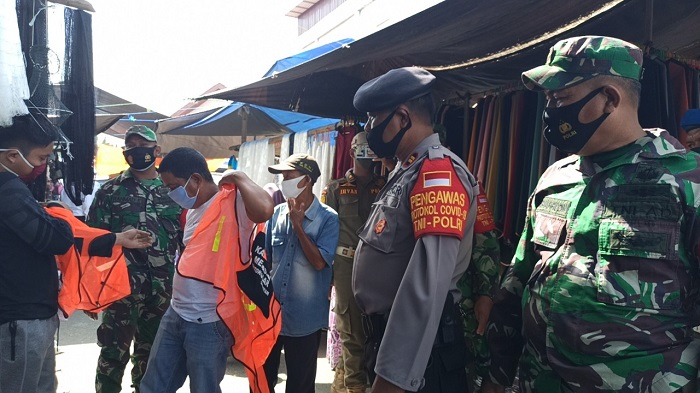 Tegakkan Protokol Kesehatan di Balangan, Pasar Paringin Jadi Sasaran